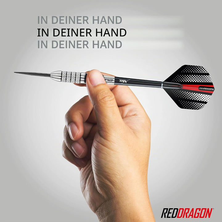 RED DRAGON Sidewinder 23 Gramm Wolfram Darts-Set mit Flights und Stielen