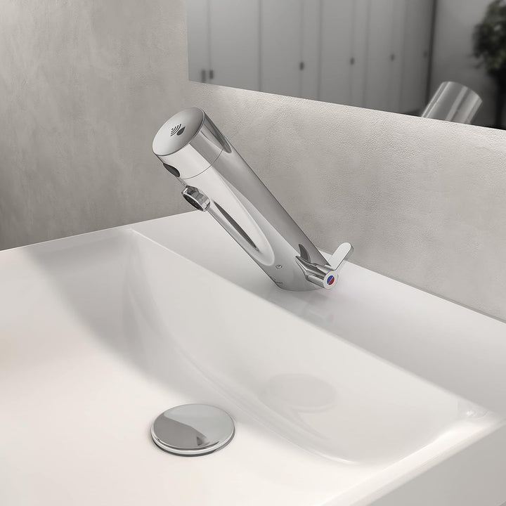 Ideal Standard A7558AA Sensorflow Sensor-Waschtischarmatur Kalt- / Warmwasser Netz Chrom, Kalt- / Wa