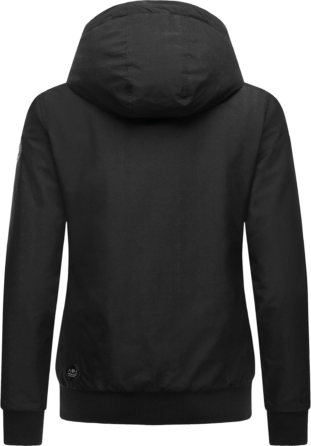 Ragwear Damen Winterjacke Outdoorjacke wasserdicht mit Kapuze Nuggie Melange XS-6XL M Schwarz, M Sch