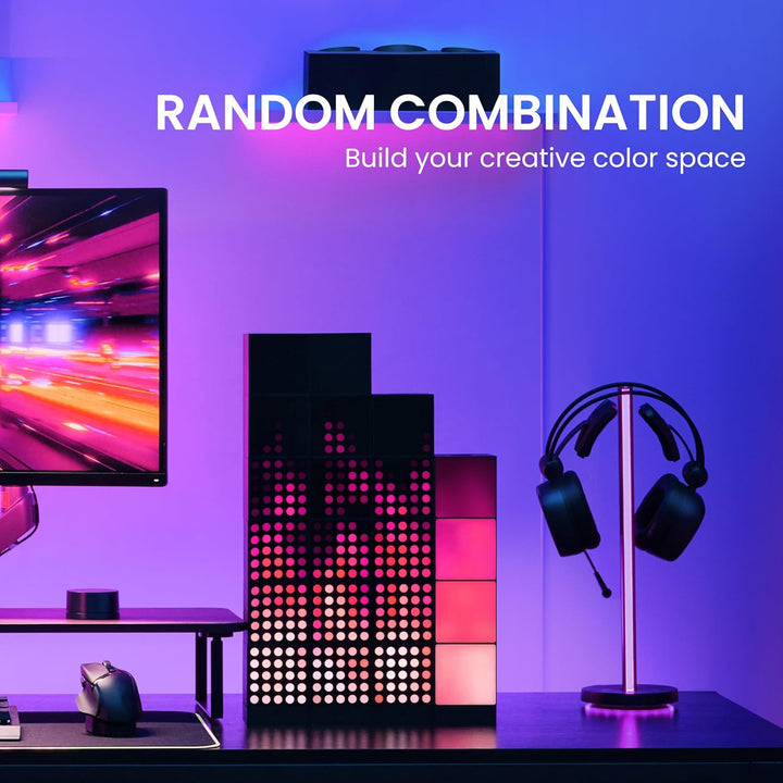 Yeelight Cube Smart Lamp – Light Gaming Cube Matrix – Rooted Base