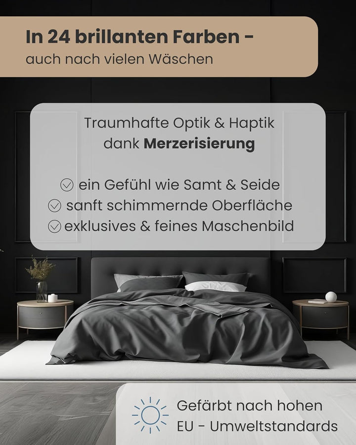 Formesse Bella Donna Premium Spannbetttuch wollweiss, 200x220-200x240 cm Wollweiss 200x220 - 200x240