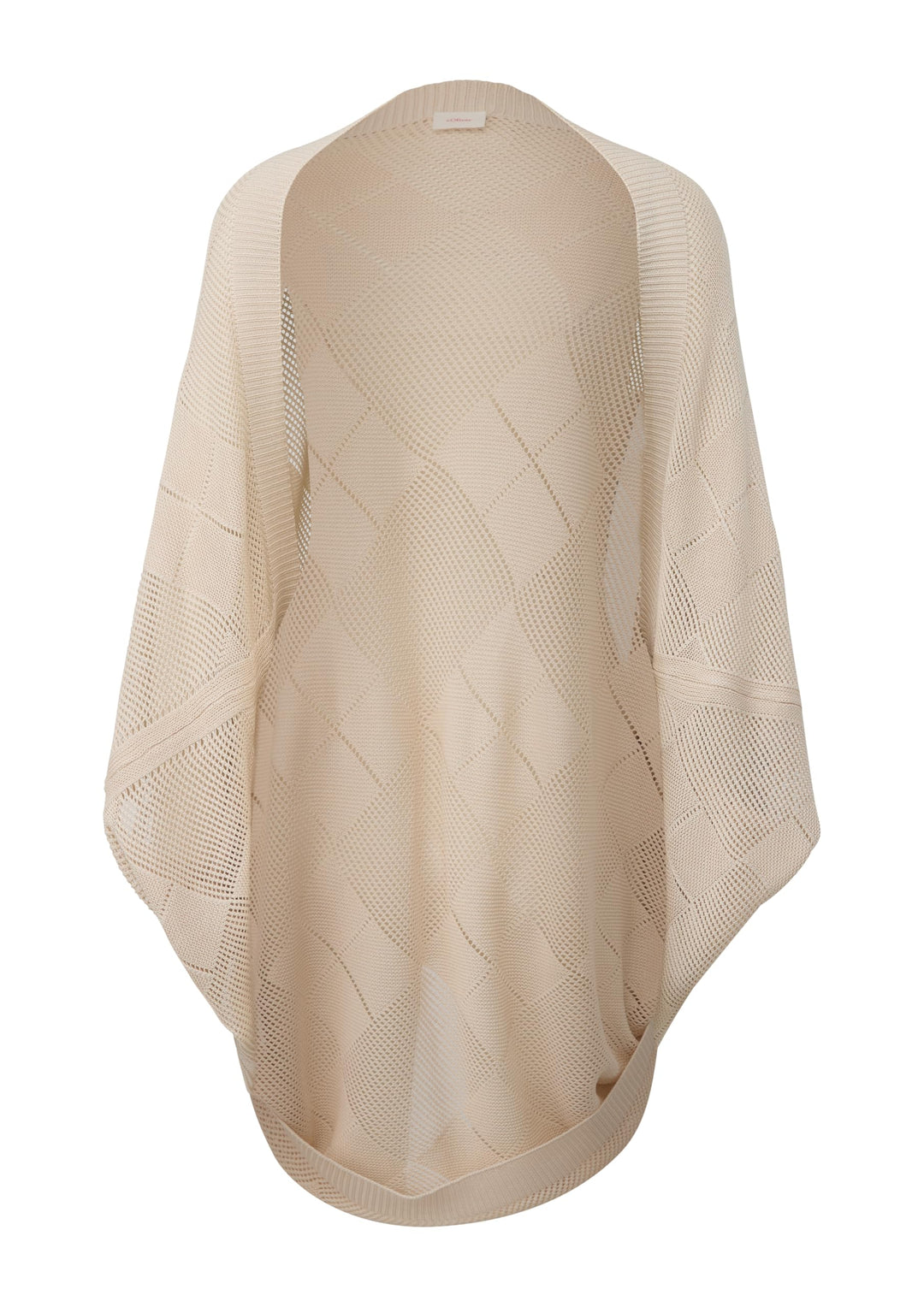 s.Oliver Damen Poncho, Einheitsgröße beige 8105