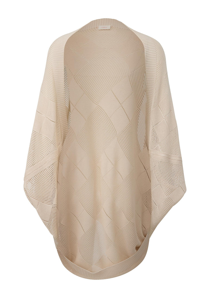 s.Oliver Damen Poncho, Einheitsgröße beige 8105