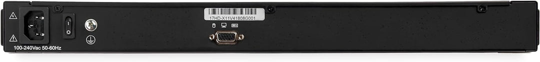 StarTech.com Rack KVM Konsole HD 1080p - US Tastatur(QWERTY), Ein Port VGA KVM mit 17" LCD Monitor -