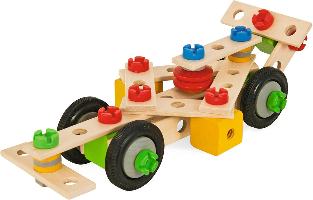 Eichhorn - Constructor Lokomotive, 8 Verschiedene Modelvarianten baubar, Konstruktionsspielzeug mit