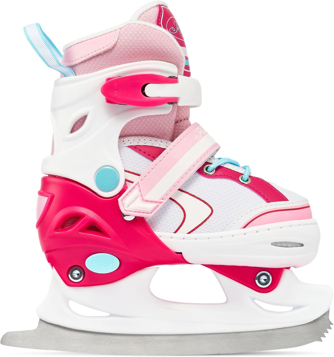 RAVEN 4in1 Inline Skates Triskates Rollschuhe Schlittschuhe Inliner für Kinder Mädchen verstellbar G