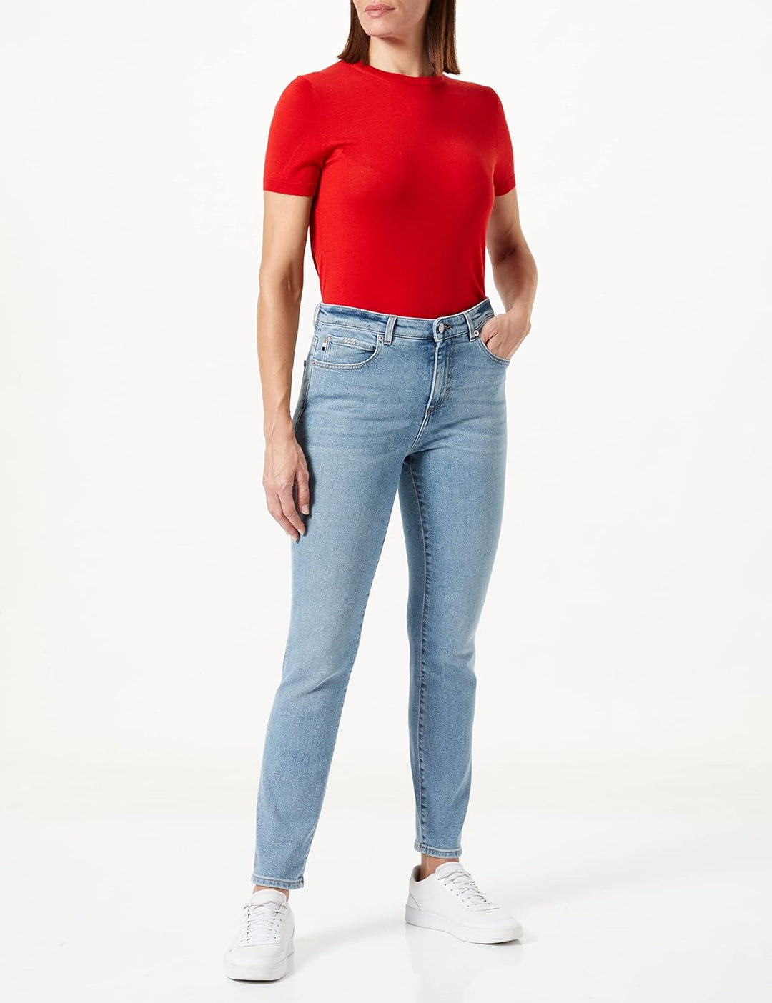 BOSS Damen Jeans-Trousers 26 Turquoise/Aqua, 26 Turquoise/Aqua