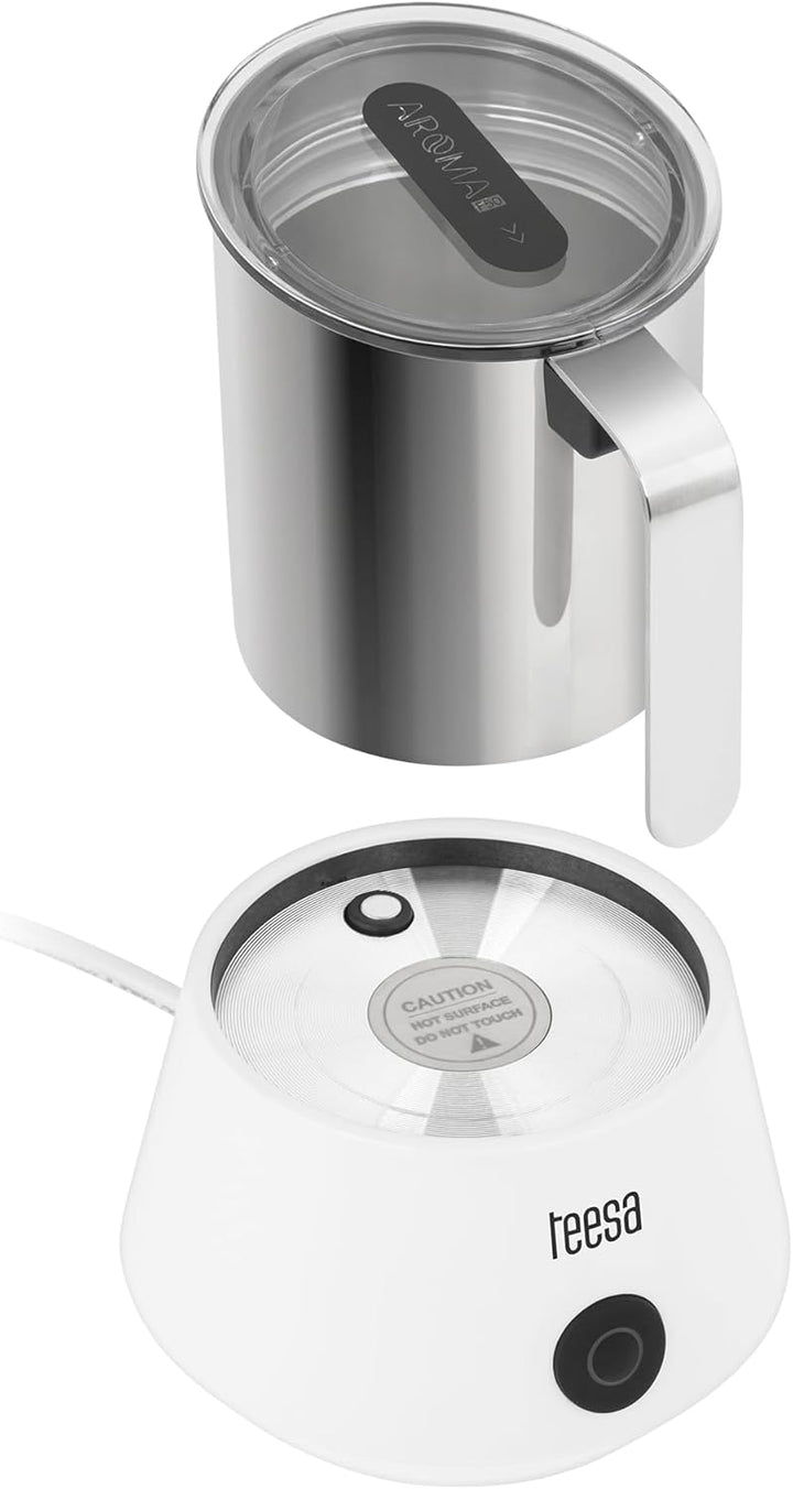 Teesa TSA4007 Automatischer Milchaufschäumer Aroma F50, weiss