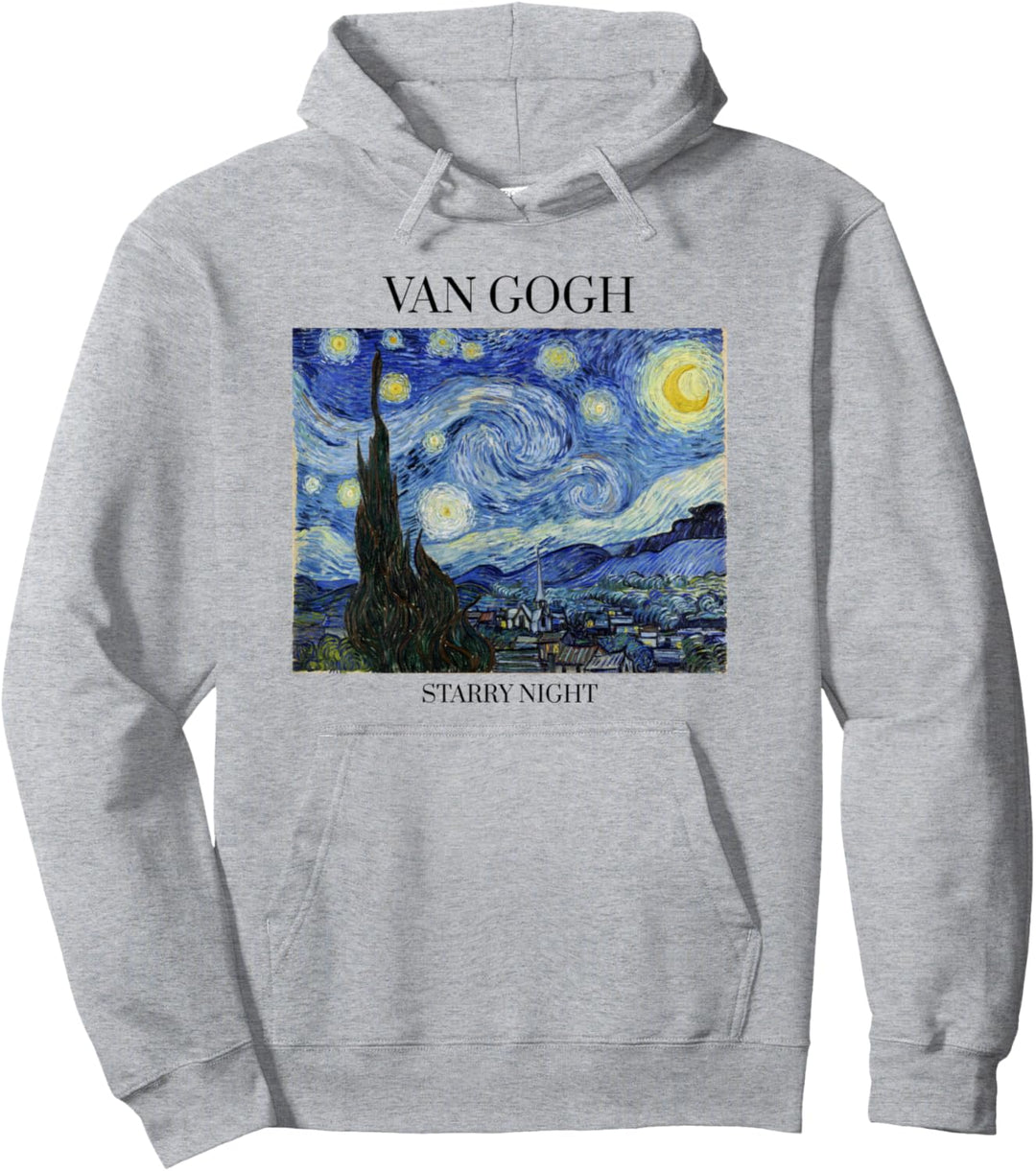 Van Gogh Sternennacht Impressionistische Kunst Vincent Van Gogh Pullover Hoodie