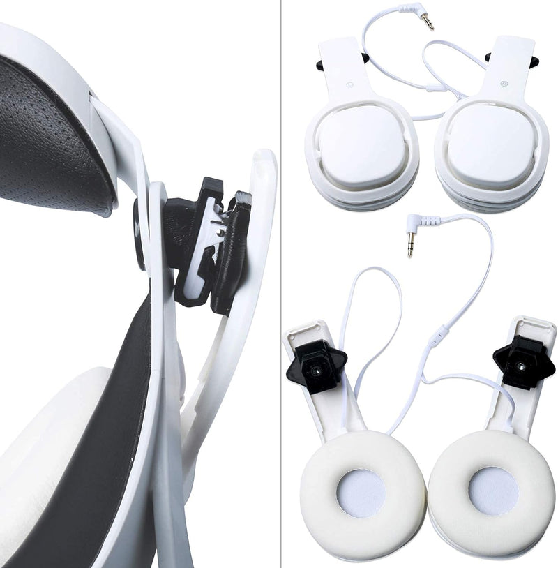 Virtual Reality Druck-Kopfband mit Kopfhörern, Headset, passend für Oculus Quest 2 VR Brillen-Zubehö