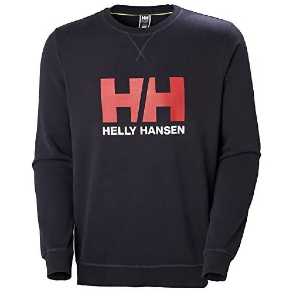 Helly Hansen Herren HH Logo Crew Pullover Marineblau S, Marineblau S