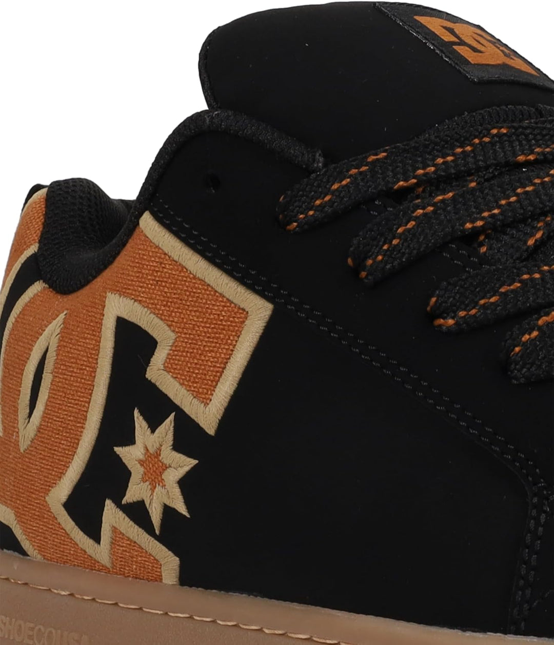 DC Shoes Court Graffik Se, Damen Sneaker 43 EU Schwarz Braun Gummi, 43 EU Schwarz Braun Gummi