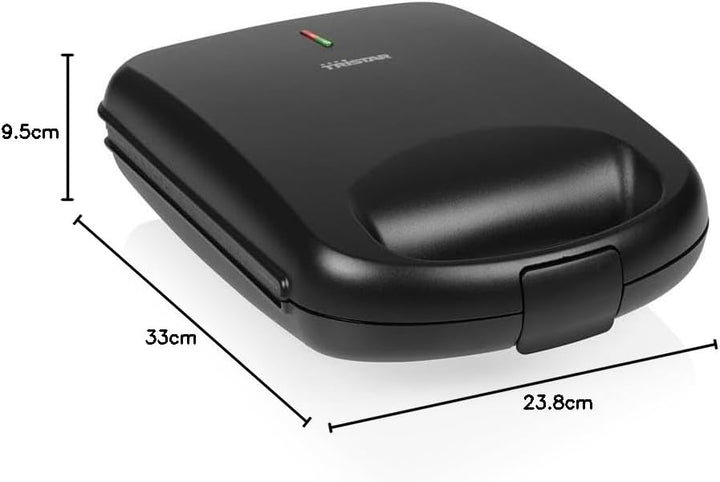 Tristar Sandwich Maker XL - 4 Sandwiches gleichzeitig - Antihaftbeschichtung - Überhitzungsschutz -