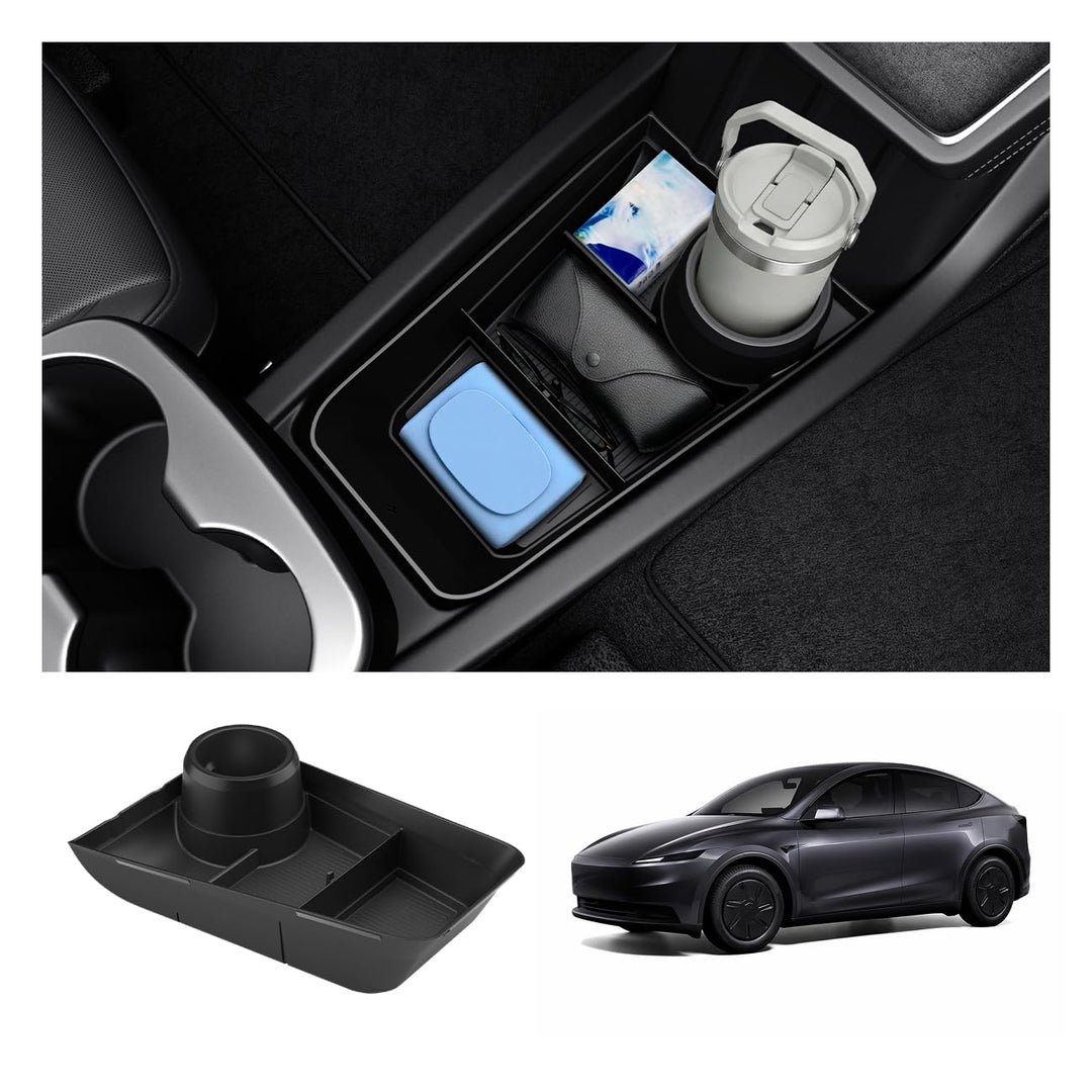 Spigen Tesla Model Y Juniper 2025 2026 (NUR Standard) Organizer für die untere Mittelkonsole mit Get