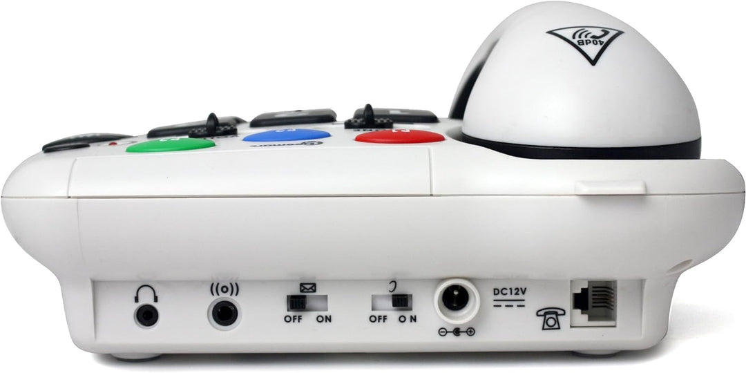 Geemarc Amplipower 40 - Schnurgebundenes Telefon mit verstärkter Empfangslautstärke, grossen Tasten