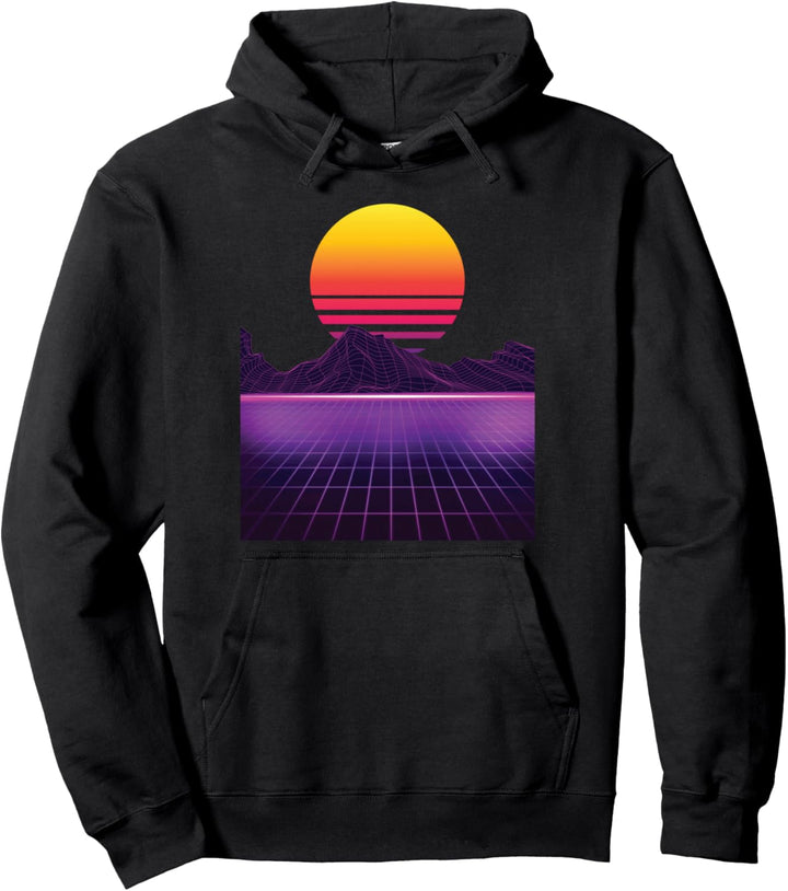 Outrun Synthwave Vaporwave Ästhetik 80er Jahre Retro Pullover Hoodie