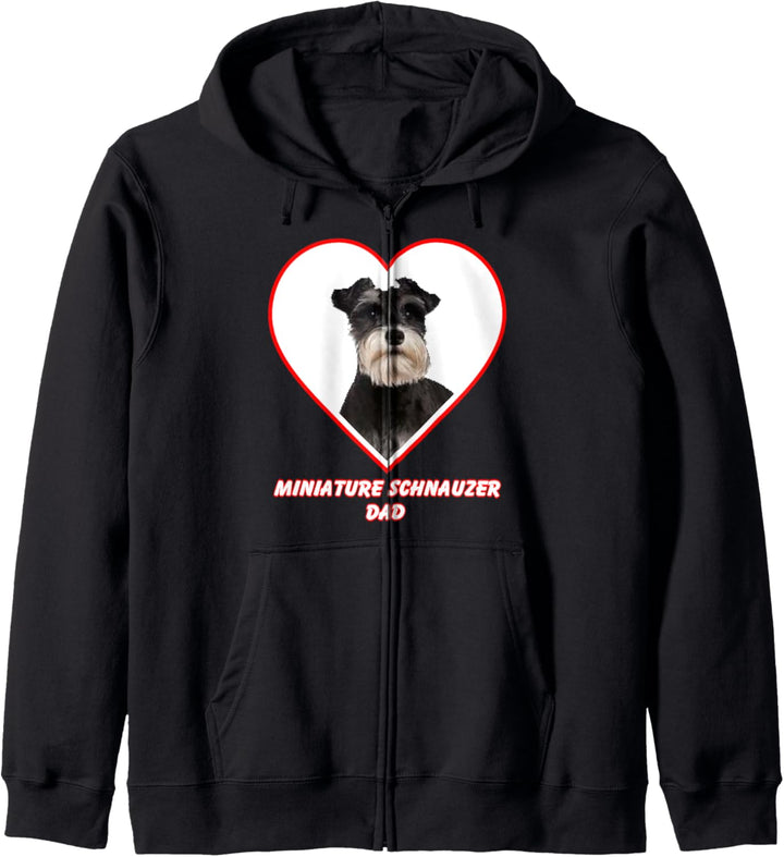 Miniature Schnauzer Dog Dad Kapuzenjacke