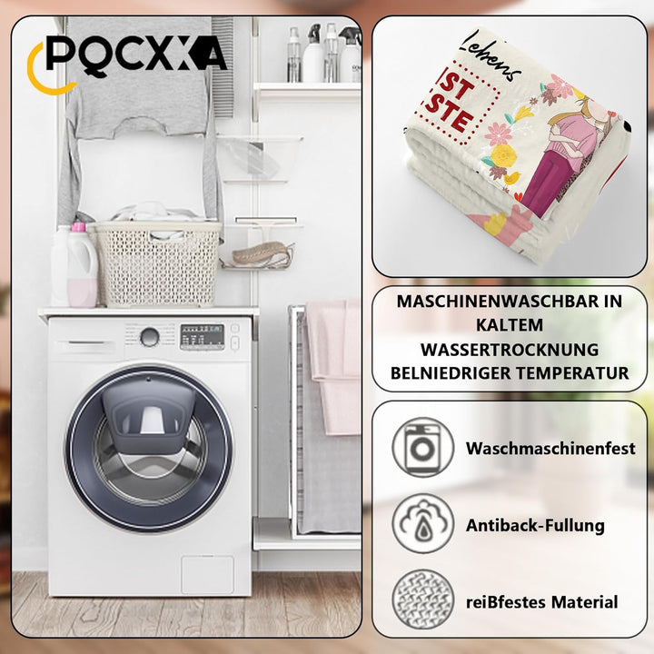 PQCXXA Geschenke für Freundin Kuscheldecke, Flanell Decke Geschenk Ideen Frauen Freundin Geburtstag
