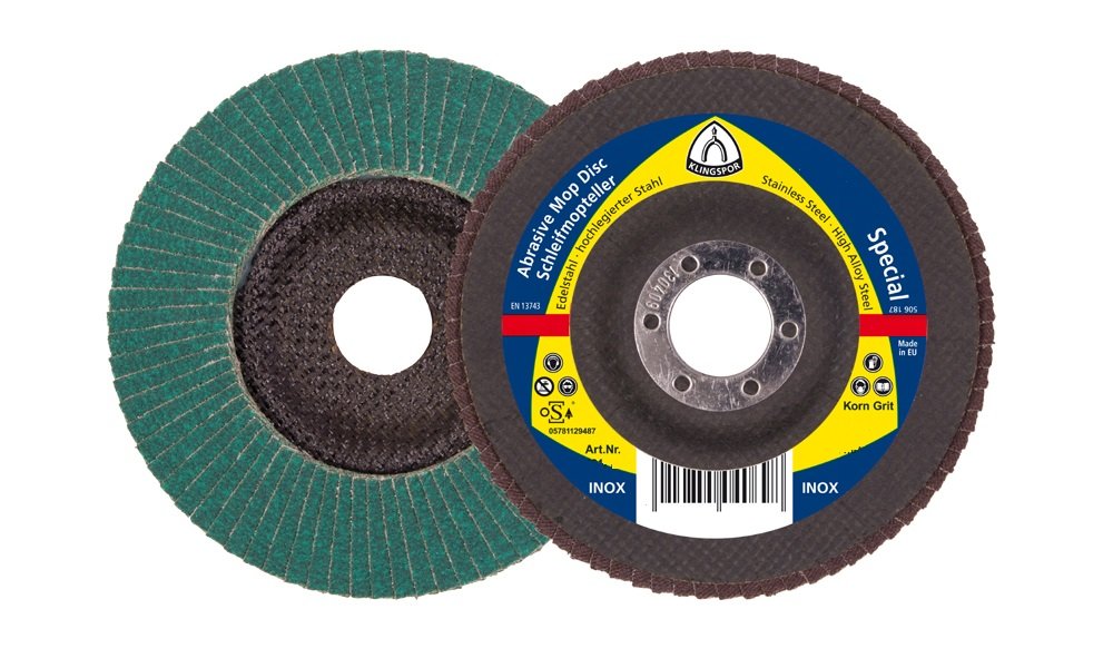 Klingspor 278500 SMT 800, Nicht-Gewebte Schleifmop Discs Braun, Verpackungseinheit 5, 125X22,23, Ult