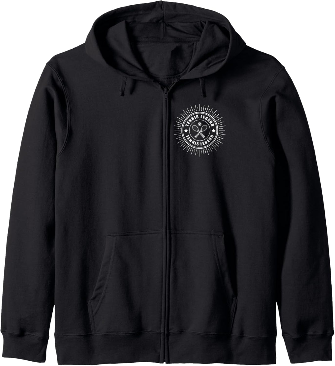 "Tennis Legend" lustiges Design für Tennisspieler Kapuzenjacke