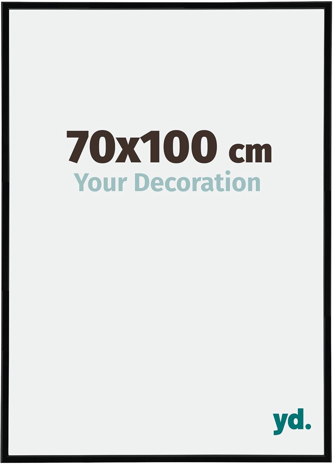 yd. Your Decoration - Bilderrahmen 70x100 cm - Bilderrahmen aus Kunststoff mit Acrylglas - Ausgezeic