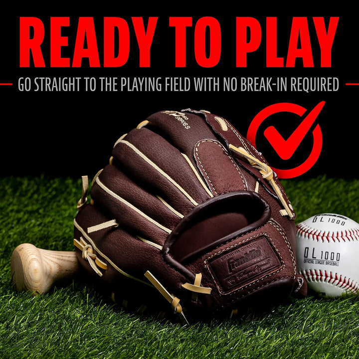 Franklin Sports Baseballhandschuhe – RTP Pro Baseball Feldhandschuh – Infield, Outfield Handschuhe 2