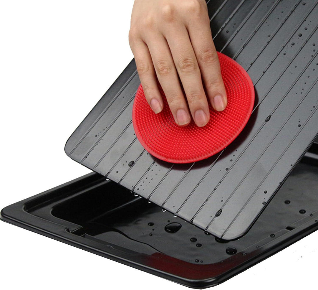 WDEC Schnelles Auftauen Tablett, Defrost Tray Magische Auftauplatte Auftauen Tiefkühlkost, Auftaupla