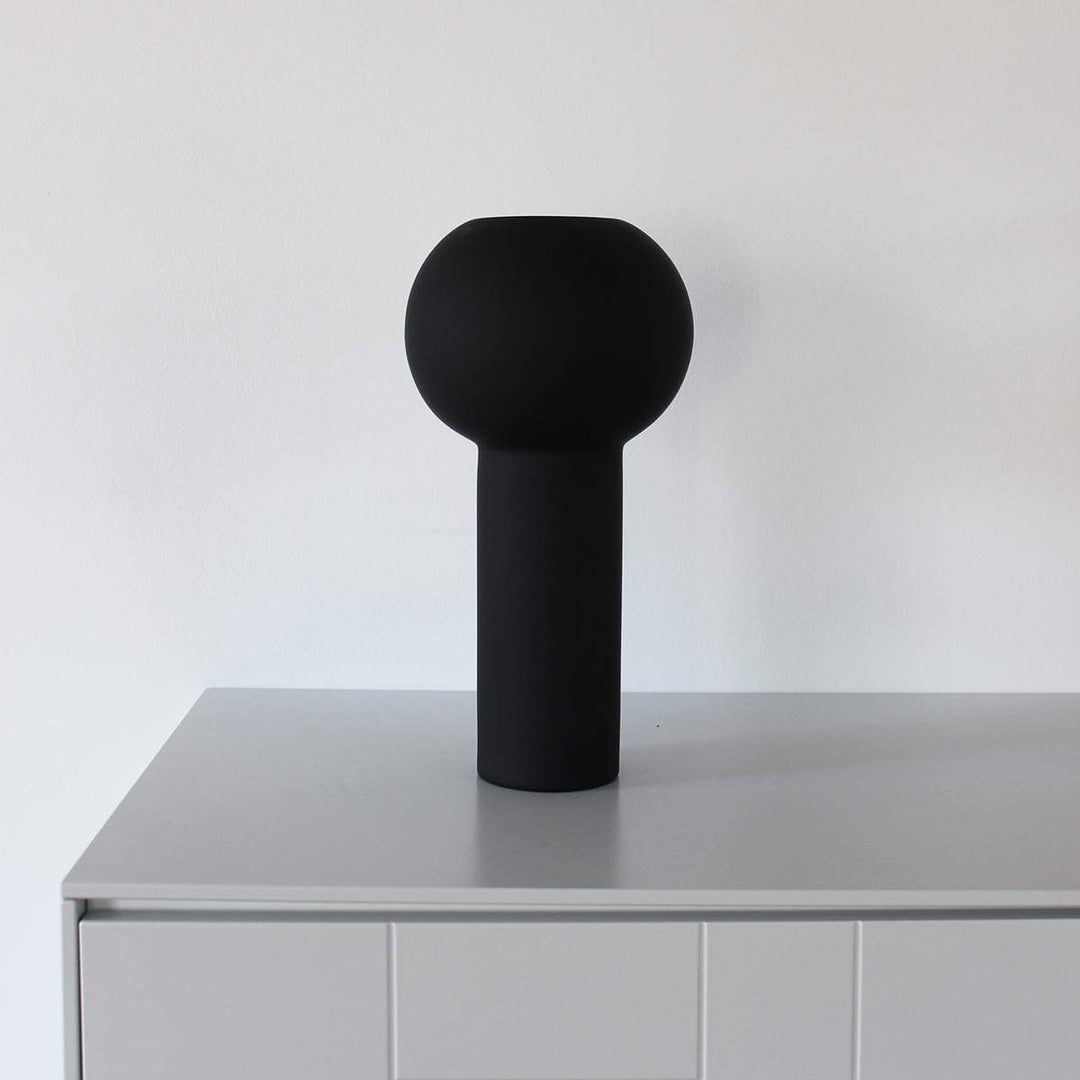 Cooee Design Pillar Vase 32cm Black 32cm Schwarz, 32cm Schwarz