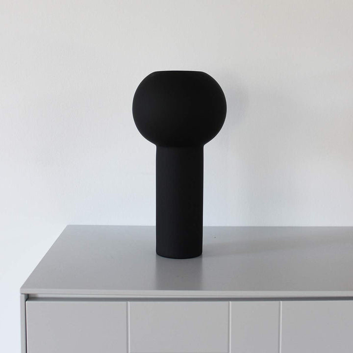 Cooee Design Pillar Vase 32cm Black 32cm Schwarz, 32cm Schwarz