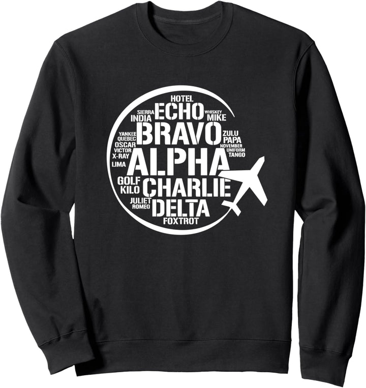 Flugzeug - Fliegen Pilot Geschenk Witz Spruch Sweatshirt