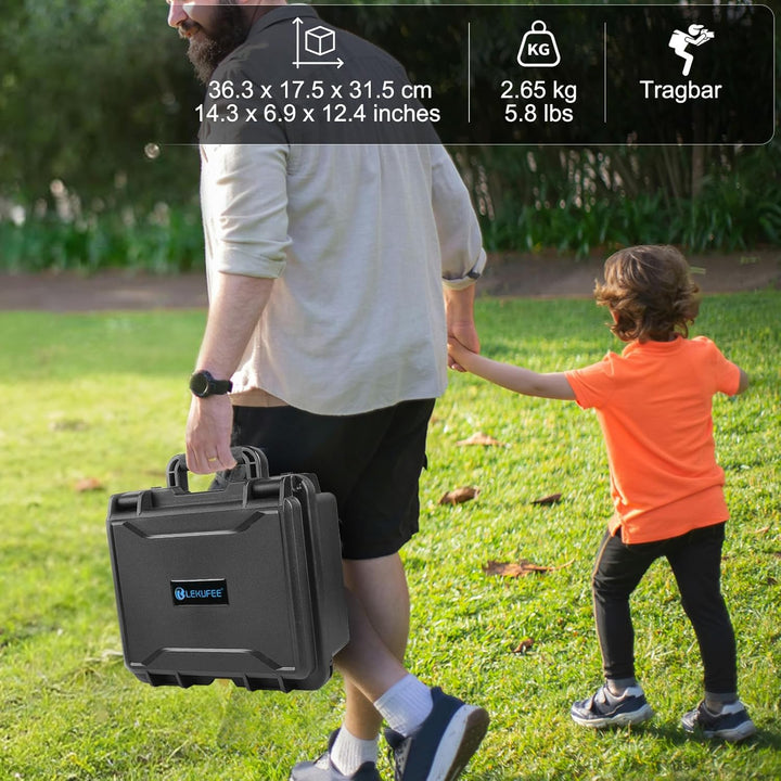 LEKUFEE wasserdichte Koffer für DJI Neo 1 Motion Fly More Combo,DJI Goggles N3/3/2/Goggles Integra,R