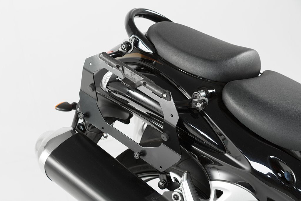 SW-MOTECH EVO Kontur-Kofferträger Schwarz für Suzuki GSX 1300 R Hayabusa (08-)