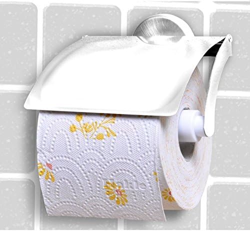 Fackelmann Toilettenpapierhalter VISION, verchromter Klopapierhalter (Farbe: Silber), Menge: 1 Stück