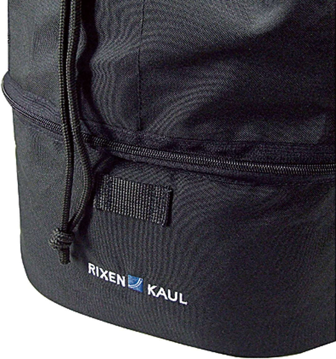 KLICKfix Unisex-Erwachsene Farradtasche Matchpack, schwarz - schwarz Single, Single