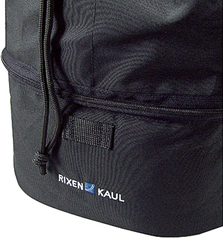 KLICKfix Unisex-Erwachsene Farradtasche Matchpack, schwarz - schwarz Single, Single