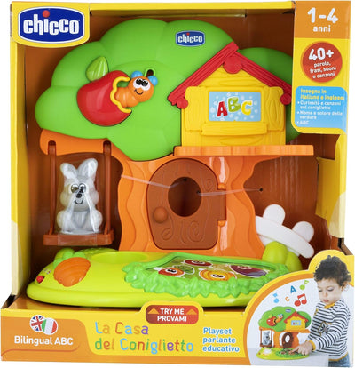 Chicco - Hasenhaus, Elektronisches Spielzeug, Playset, Alter 1-4 Jahre