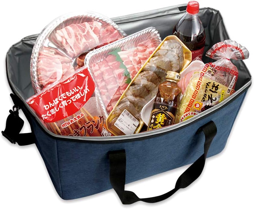 TIYASTUN® Kühltasche Gross 58L faltbar Gross, Thermotasche zum Umhängen Faltbar Isoliertasche gross