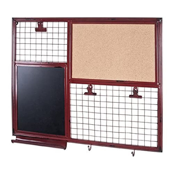 HAKU Möbel Memoboard, Kork, rot, B 65 x T 6 x H 57 cm 65 x 6 x 57 cm, 65 x 6 x 57 cm