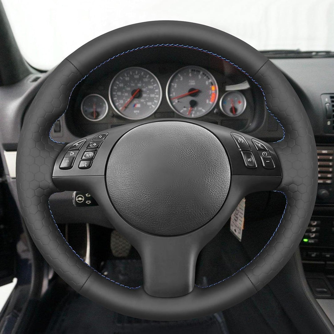 MEWANT Lenkradbezug für E46 E39 330i 540i 525i 530i 330 Ci M3 2001–2003 Lenkradhülle
