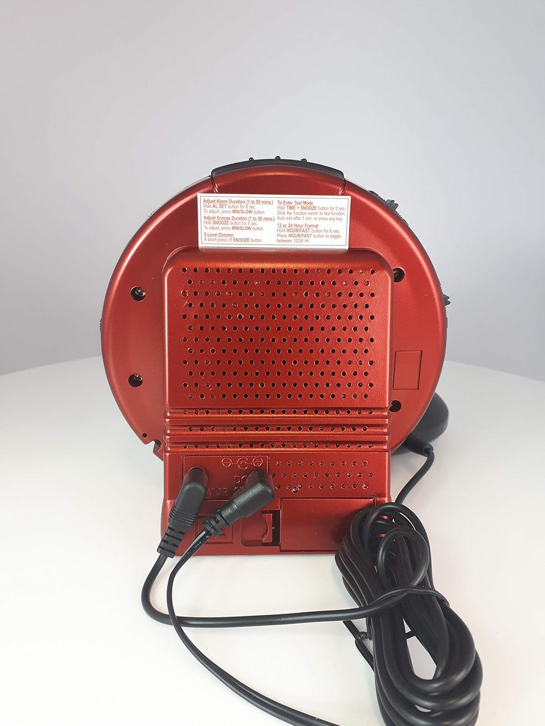 Geemarc Telecom S.A SBB500SSR-I Sonic Bomb, Vibrationswecker, Kunststoff, Plastik, Metal, Rot, One S