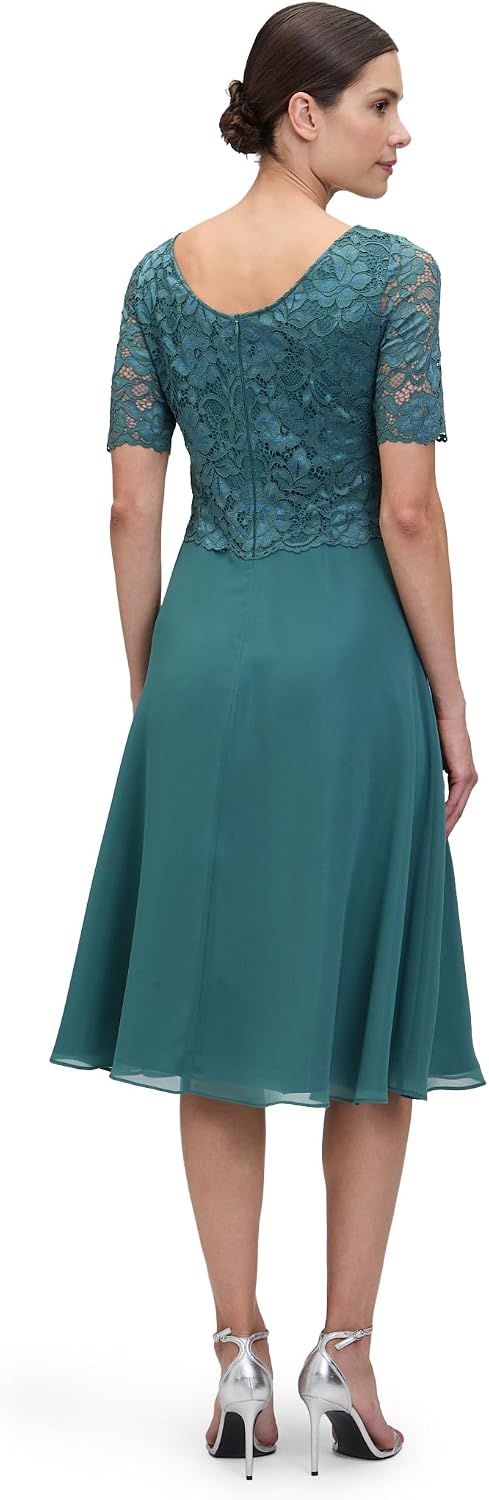 Vera Mont Damen Kleid 50 Dark Emerald, 50 Dark Emerald