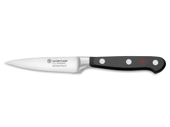 WÜSTHOF Classic Gemüsemesser 9 cm, Schwarz, Schwarz