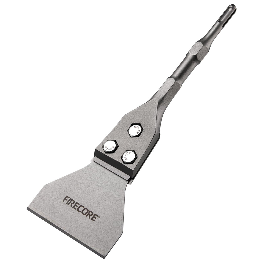 Firecore SDS Plus Bodenschaber, Spachtelmeissel SDS Plus 300mm×100mm, Meisselbits für SDS Plus Hamme