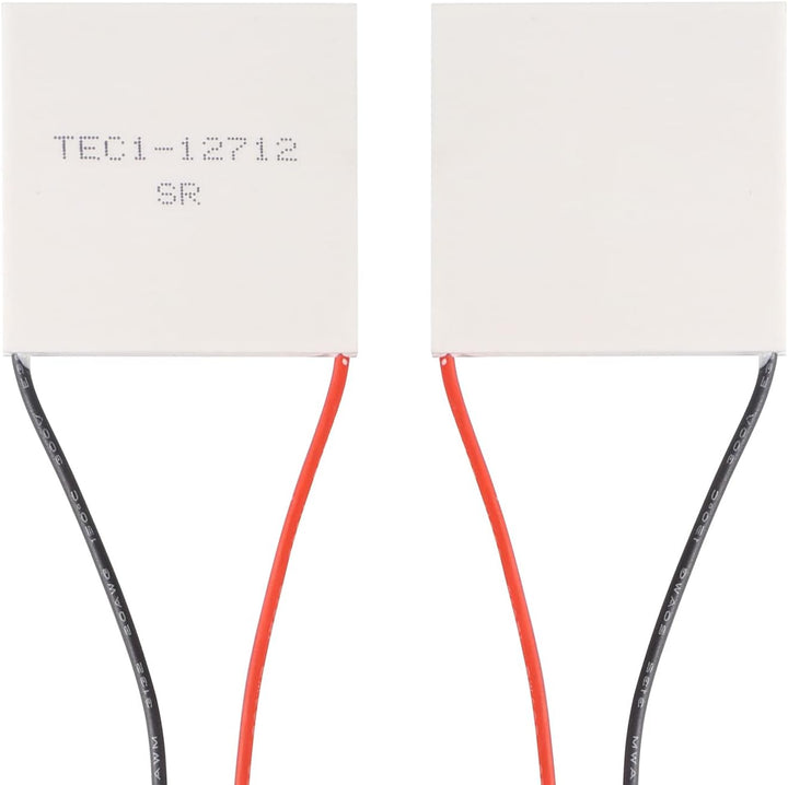 TEC Thermoelektrischer Kühlkörper-Kühler, Peltier-Modul, 40 x 40 mm, 3 Stück Weiss TEC1-12712 TEC1-1
