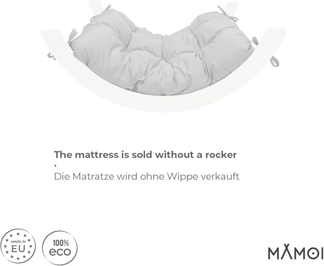 MAMOI® Kissen für Kletterbogen, Matte für Kletterdreieck, Spielplatz und Klettergerüst Indoor S Hell