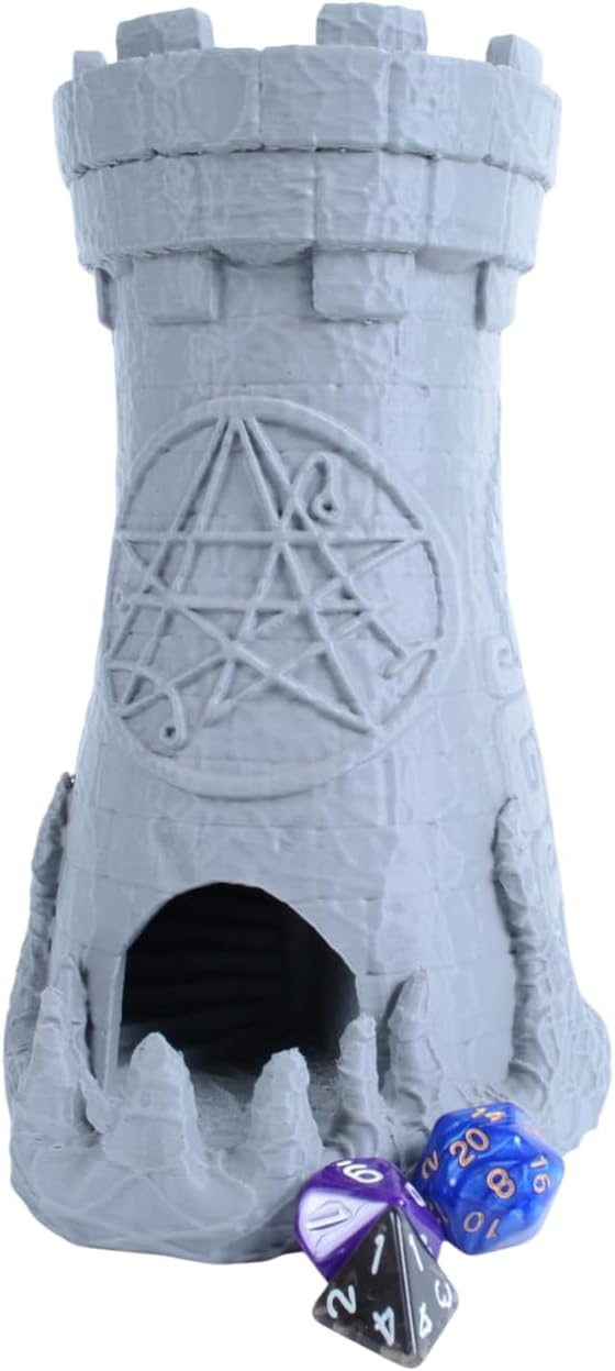 Cthulhu Würfelturm für Tabletop – 28mm Gelände & Dice Tower, 3D-Druck aus PLA-Kunststoff, Tabletop Z