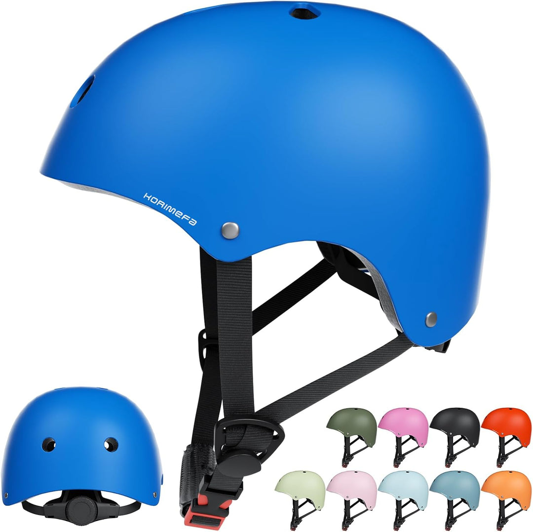 KORIMEFA Kinder Fahrradhelm Kinderhelm Skaterhelm Verstellbar für 3 Jahre Junge CE-Zertifizierung fü