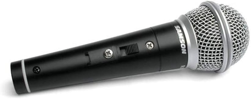 Samson R 21 S Mikrofon inklusive 5m Kabel und Clip, Schwarz