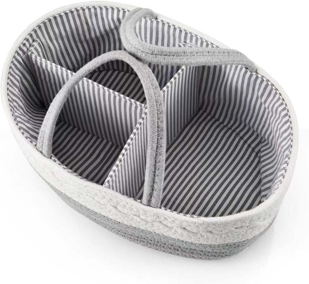 PandaEar Baby-Wickeltasche für Jungen und Mädchen, tragbarer Baby-Wickelkorb, Reise-Baumwollseil, Wi