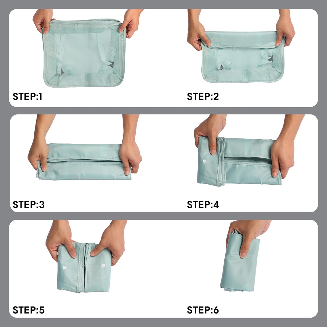 MosaiRudo 8-teilig Koffer Organizer Set, Packing Cubes, Packwürfel für Urlaub & Business,Reise Organ